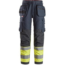 Spodnie Odblaskowe ProtecWork z workami kieszeniowymi, EN 20471/1 Snickers Workwear 62639566