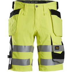 Spodnie Krótkie Odblaskowe Stretch z workami kieszeniowymi, EN20471/1 Snickers Workwear 61356604
