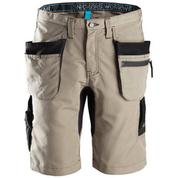 6101 Spodnie Krótkie LiteWork+ 37.5®, worki kieszeniowe (kolor khaki-czarny) Snickers Workwear