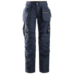 6701 Spodnie AllroundWork+ z workami kieszeniowymi - damskie kolor granatowo-czarny Snickers Workwear
