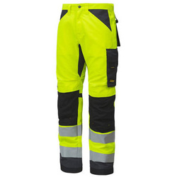 6331 Spodnie Odblaskowe AllroundWork+ (kolor żółty), EN 20471/2 Snickers Workwear