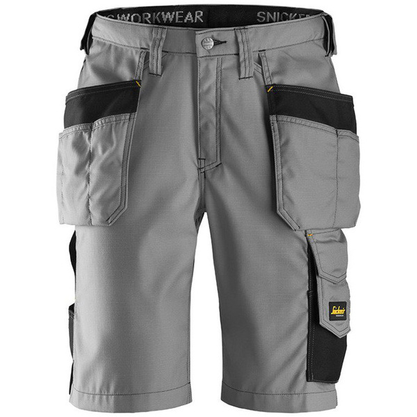 3023 Krótkie spodnie Rip-Stop z workami kieszeniowymi (kolor: szaro-czarny) Snickers Workwear