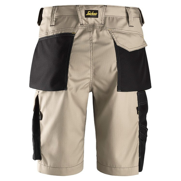 3123 Krótkie spodnie Rip-Stop (kolor: khaki-czarny) Snickers Workwear