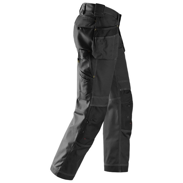 3213 Spodnie Rip-Stop z workami kieszeniowymi (kolor czarny) Snickers Workwear
