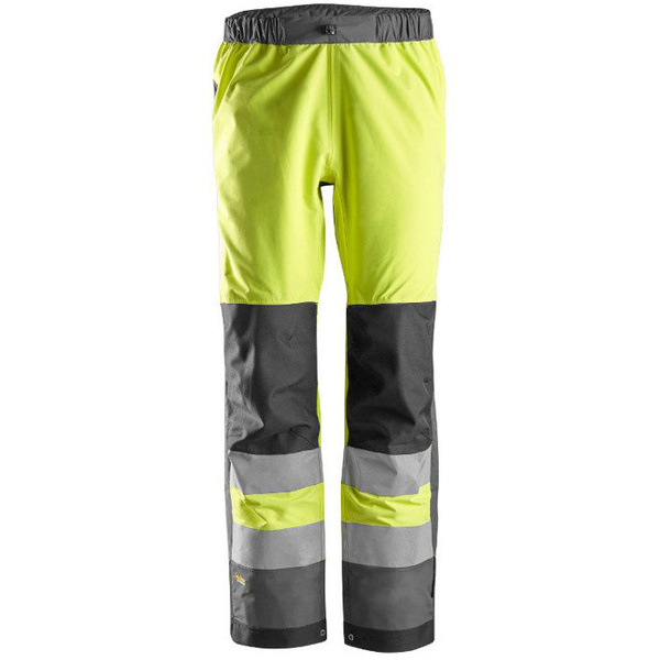 6530 Spodnie Przeciwdeszczowe Odblaskowe Shell, EN 20471/2 (kolor żółty odblaskowy) Snickers Workwear