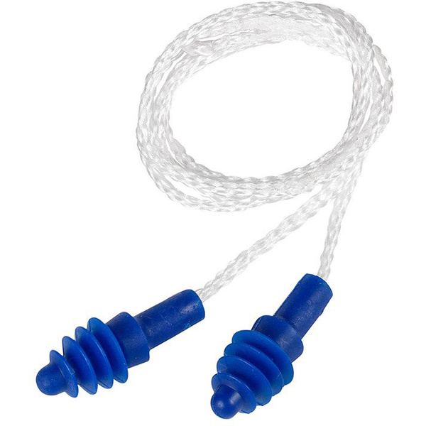 Wkładki do uszu AirSoft® biały nylonowy sznurek